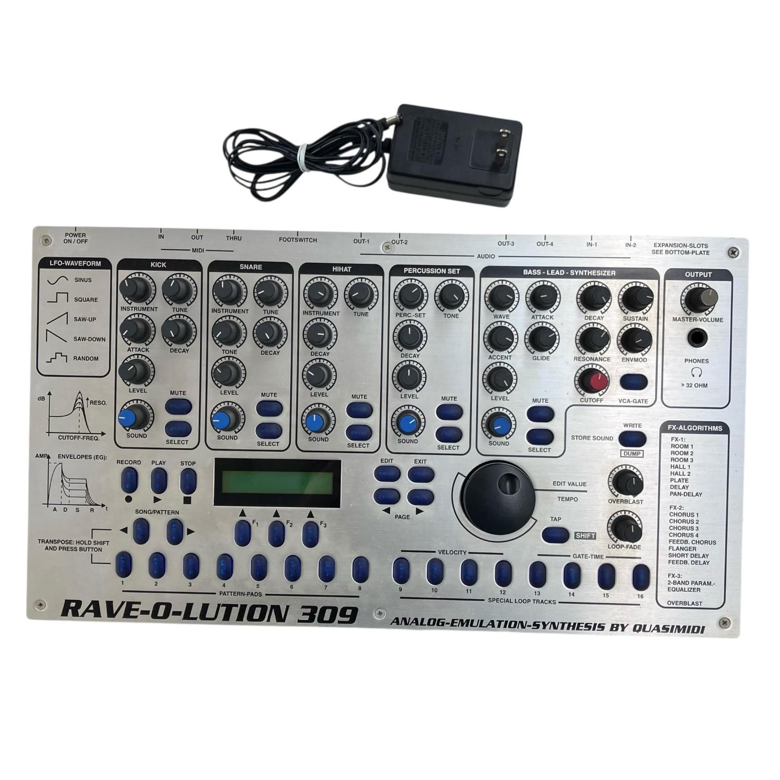 186000 現状品 アナログシンセサイザー RAVE-O-LUTION 309