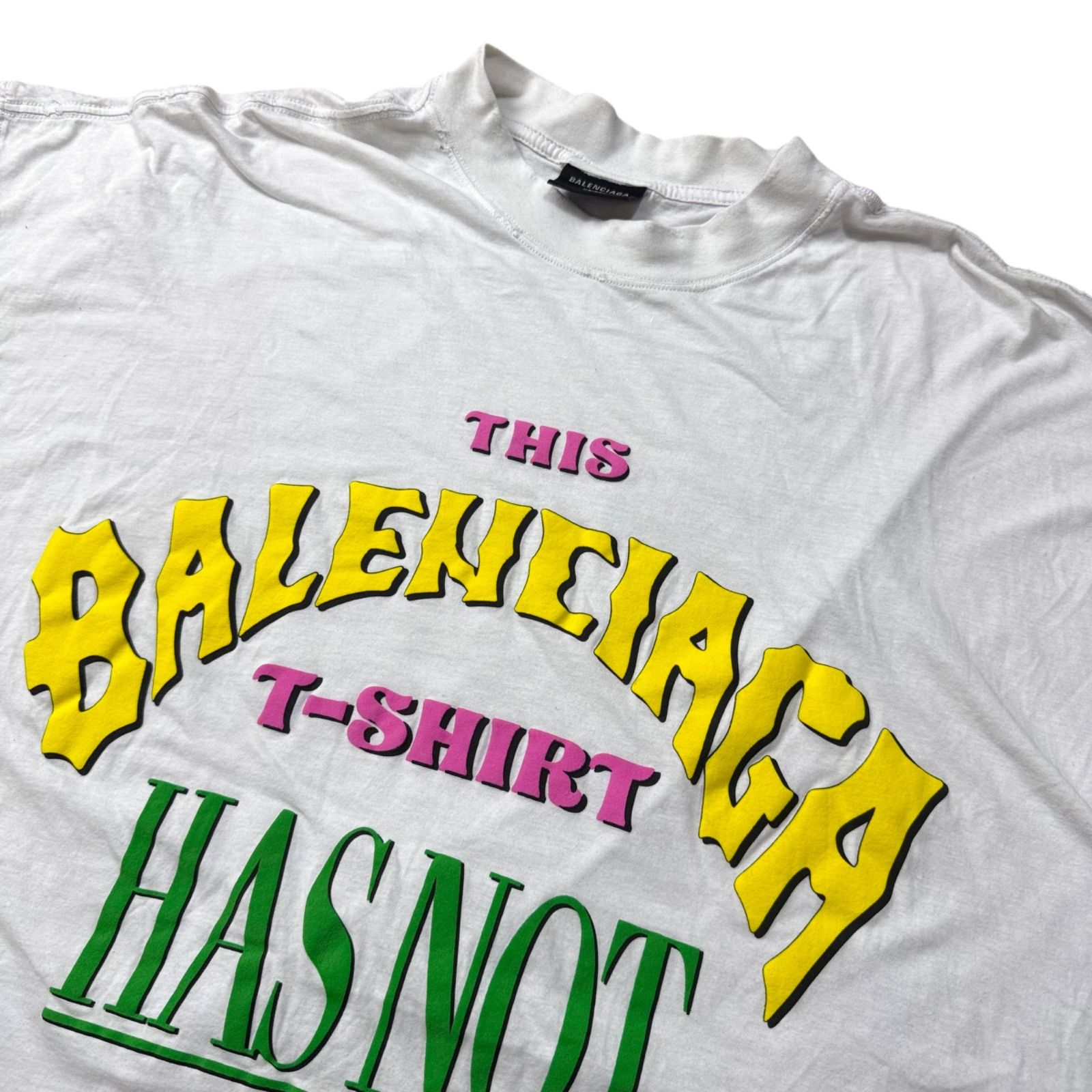 BALENCIAGA】NOT BEEN DONE GRAPHIC PRINT TANK TOP