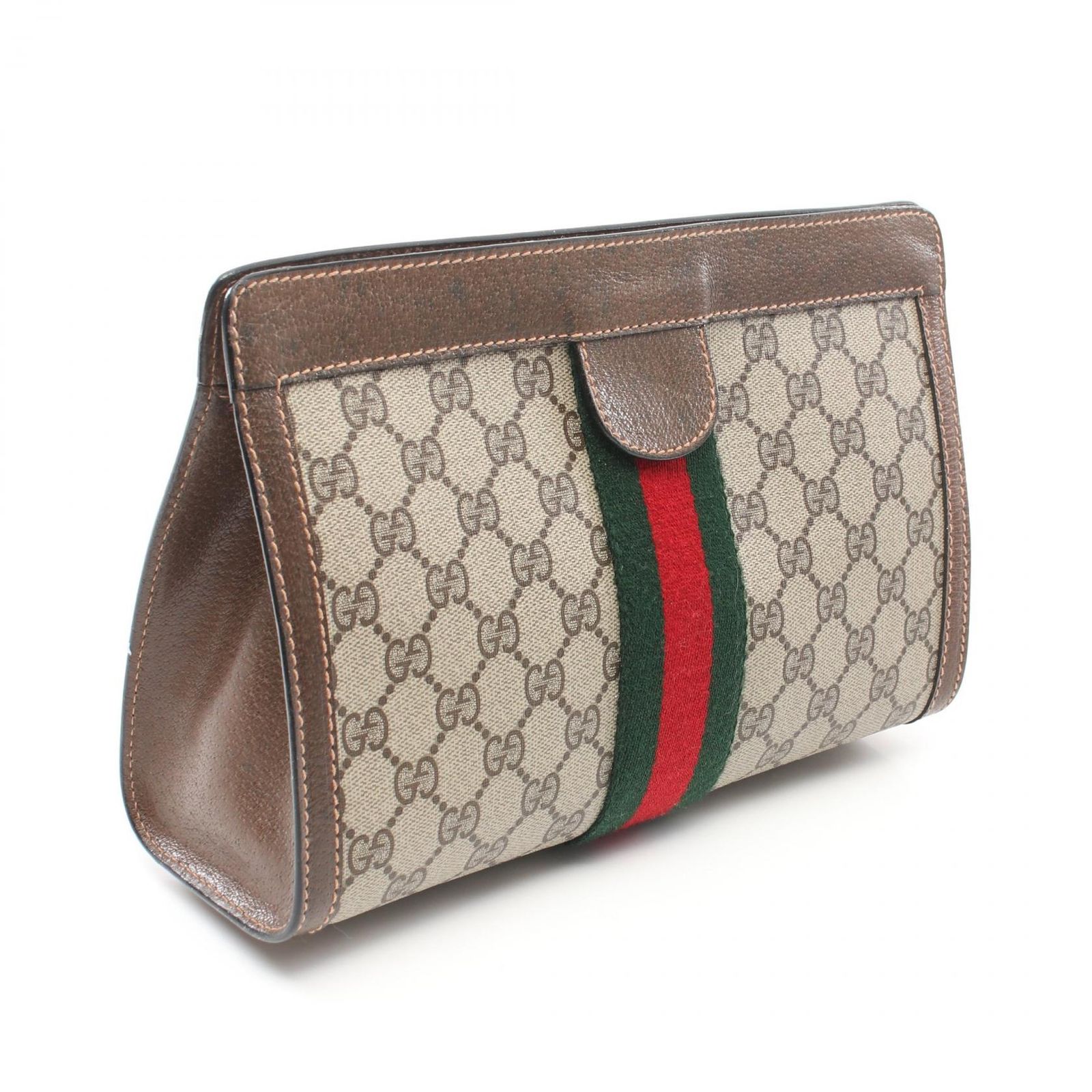 GUCCI グッチ オールドグッチ GGプラス シェリーライン セカンドバッグ