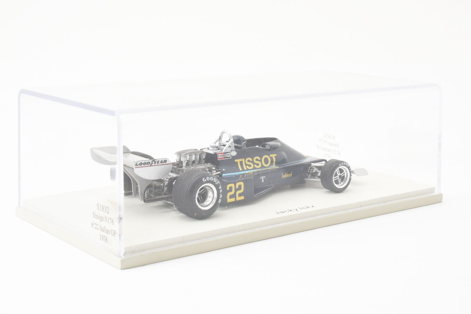 スパーク F-1ミニカー Spark 1/43 Ensign N176 1976 C.Amon スパーク Spark 1/43 ENSIGN N176 1976 J.Ickx E1961 - メルカリ