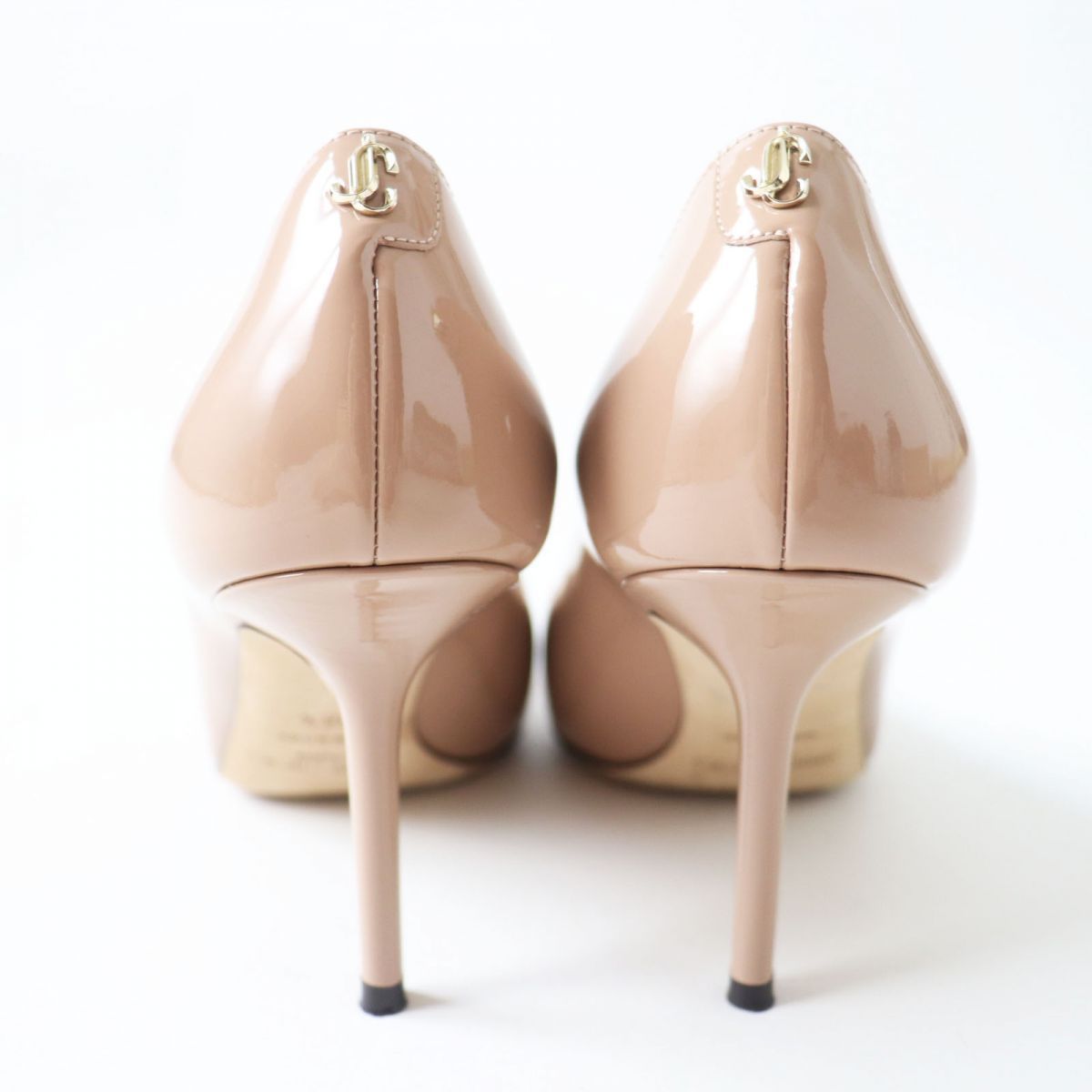 美品◎イタリア製 JIMMY CHOO ジミーチュウ レディース JCロゴ金具