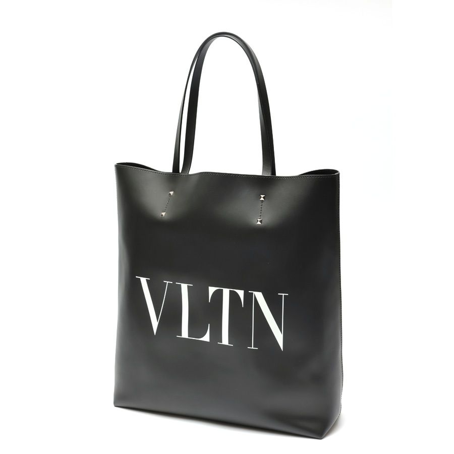 ヴァレンティノ / VALENTINO VLTN トートバッグ スタッズ付き レザー 
