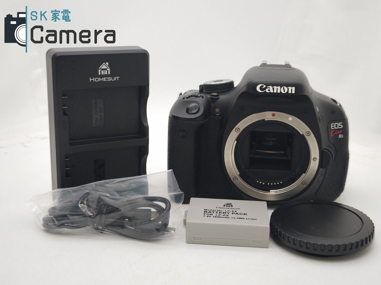 Canon EOS Kiss X5 キャノン 電池 充電器 付 - SK家電メルカリShops