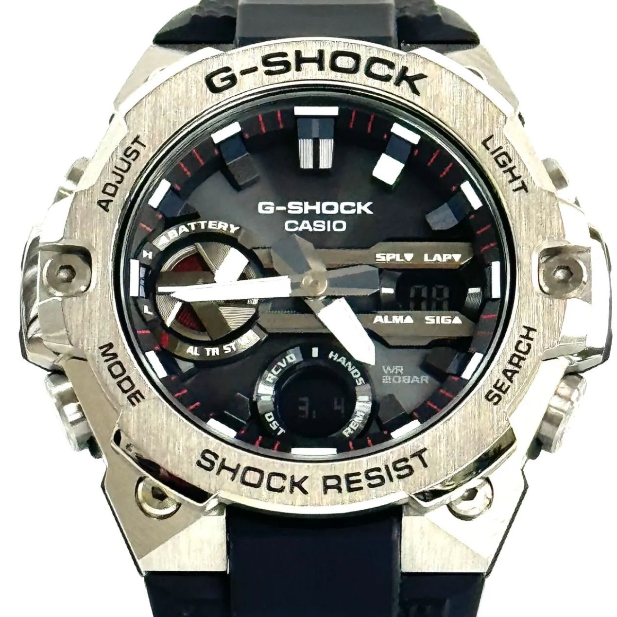 美品】カシオ ジーショック G-STEEL GST-B400-1AJF タフソーラー 黒 