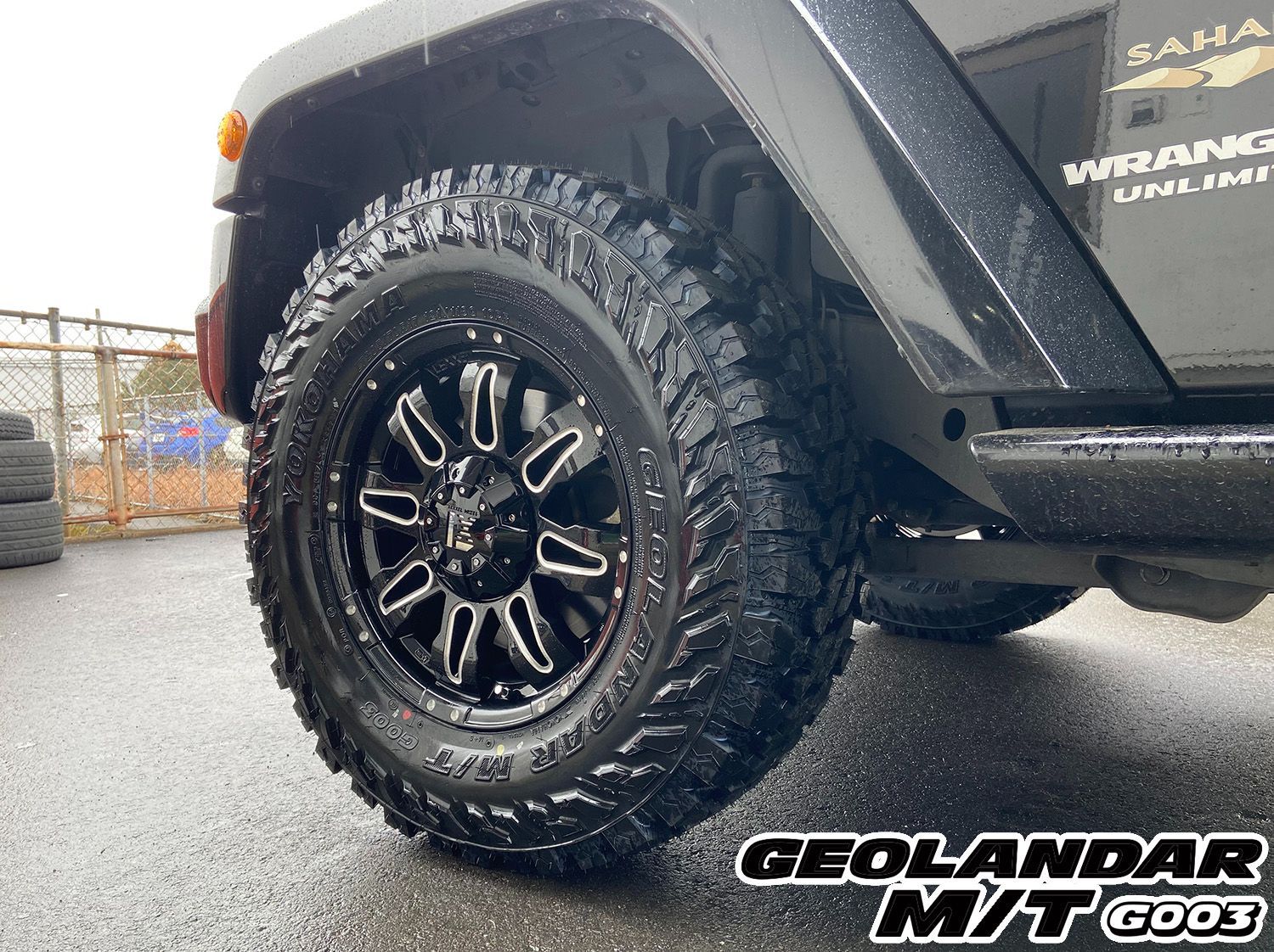 Jeep JK/JLラングラー 17インチ タイヤホイール5本セット（背面用付き）LEXXEL Balano ヨコハマ ジオランダー MT G003 265/70R17  285/70R17 ノーマル車高対応サイズ マッドタイヤ - メルカリ