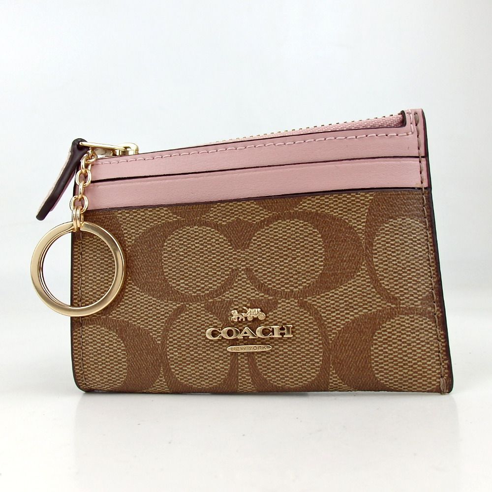 COACH コーチ キーリング付き シグネチャー コインケース 16-213(6