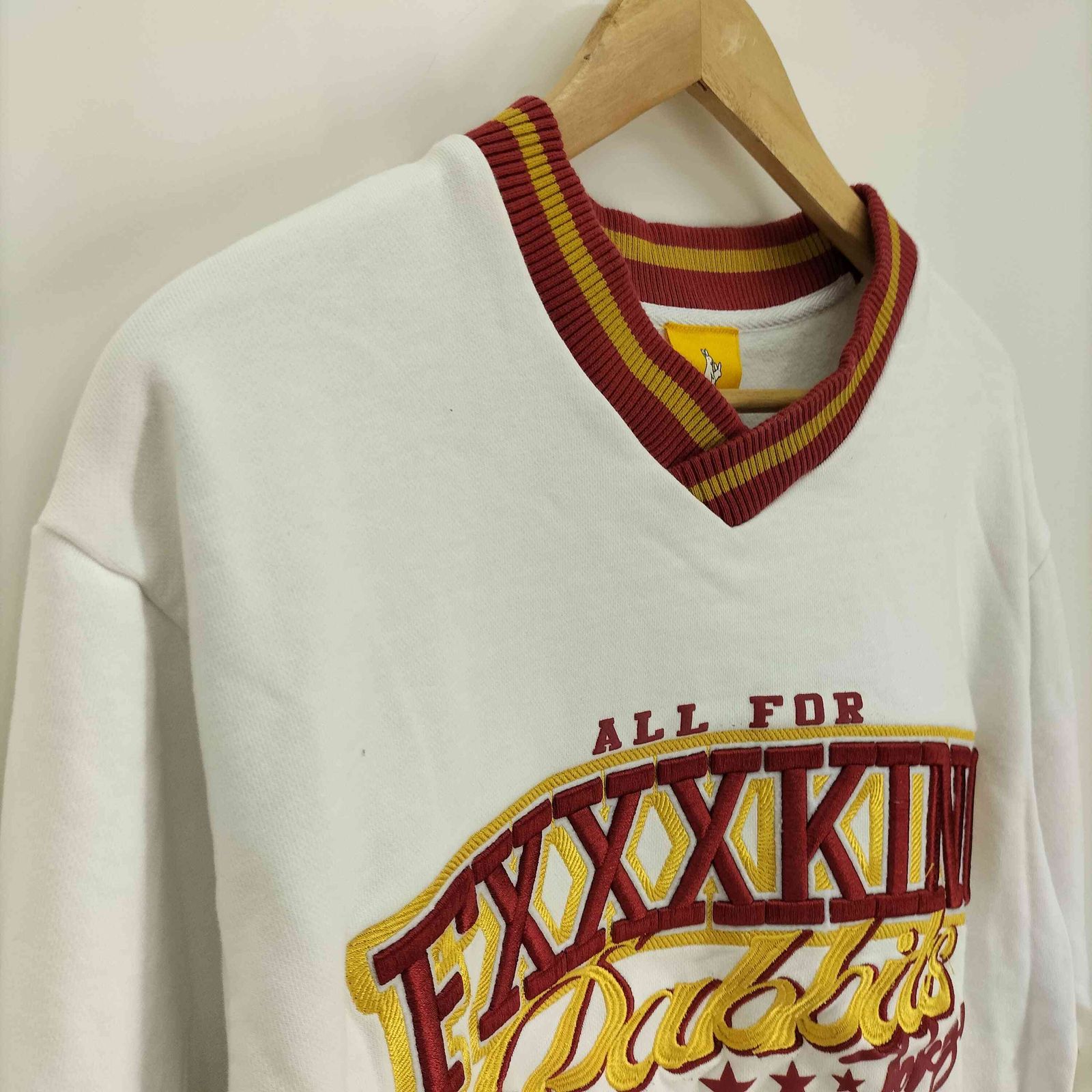 エフアールツー FR2 V-neck Line Rib Sweatshirt Vネック ライン リブ 