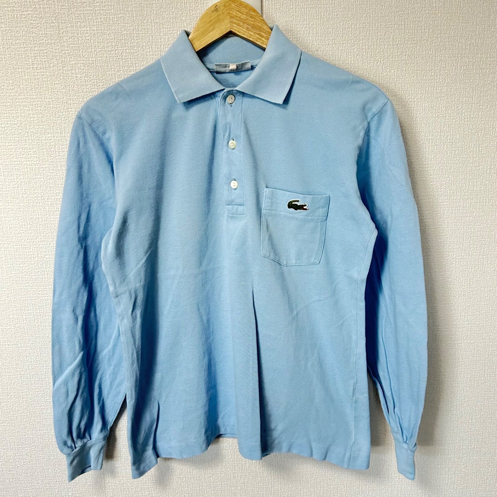 w^)b CHEMISE LACOSTE シュミーズラコステ 長袖ポロシャツ ワン