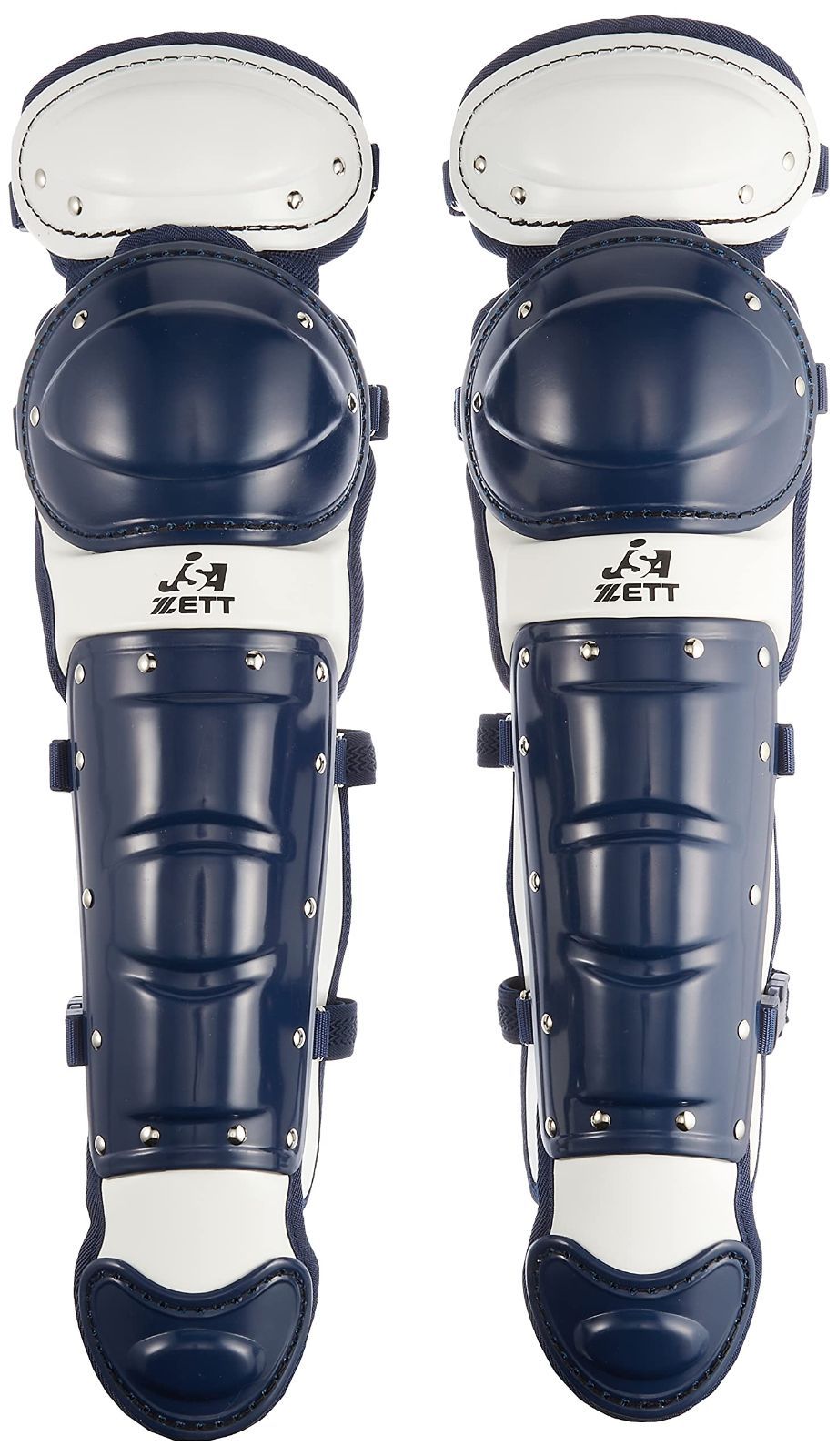 Color 2911 ゼット ZETT 防具 キャッチャー レガーツ ソフトボール用 中学 高校女子ソフト向け BLL5370A ネイビー×ホワイト 2911 -