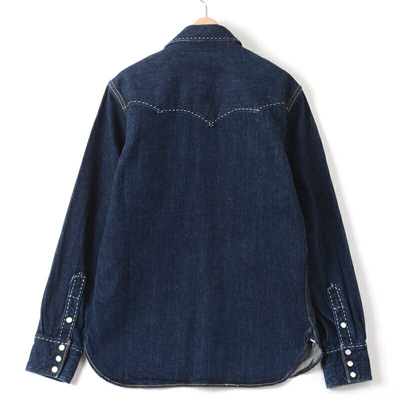 THE FLAT HEAD 7007 ウエスタンシャツ 美品 フラットヘッド デニム ウエスタンシャツ 7007 サイズ40 THE