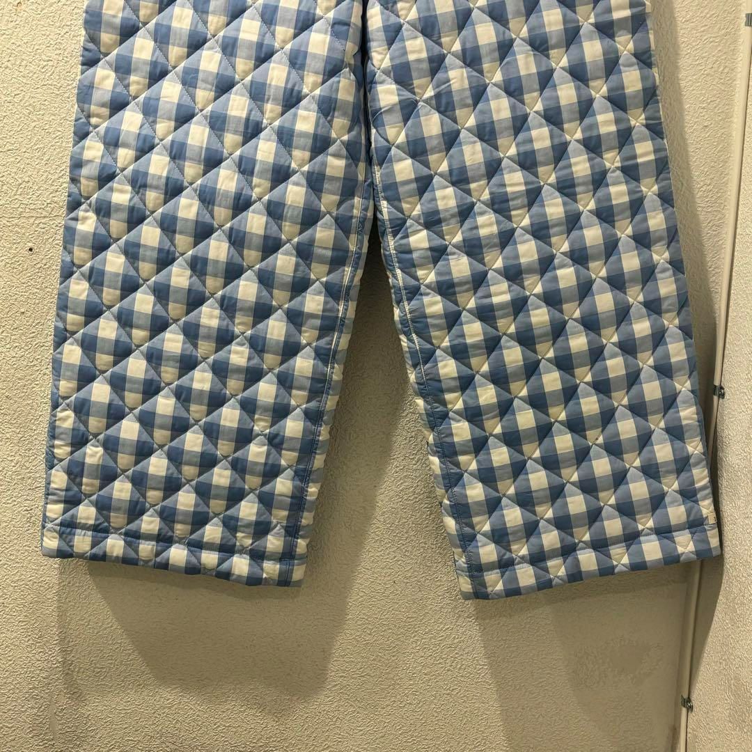 TSTS ティーエスティーエス 23AW QUILTED GINGHAM TROUSERS 