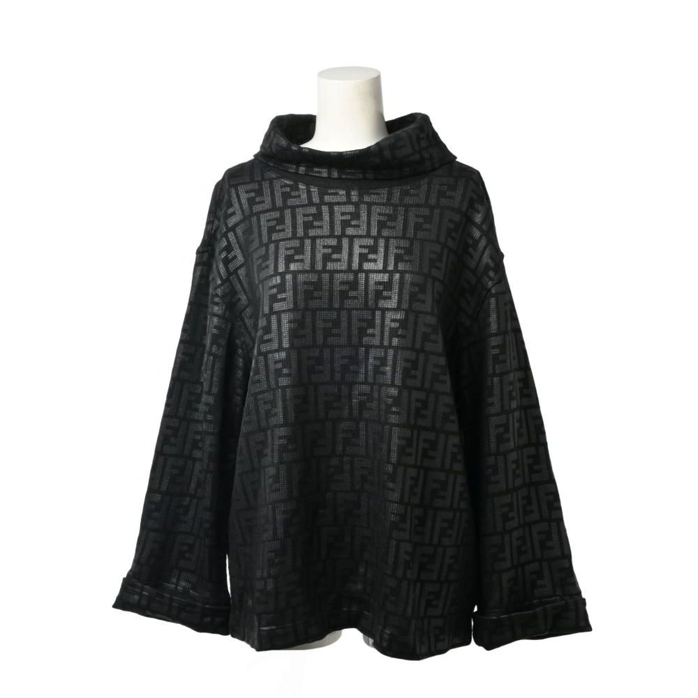 FENDI フェンディ ズッカ柄 総柄 長袖 タートルニット イタリア製 楽天