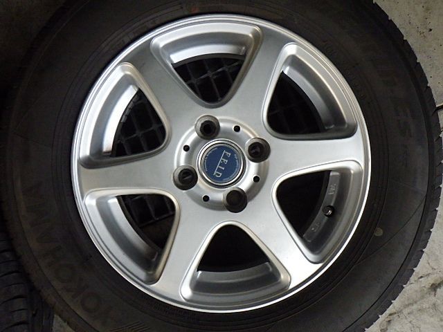231-732 FEID アルミホイール＆ラジアルタイヤ 185 70R14 ４本セット