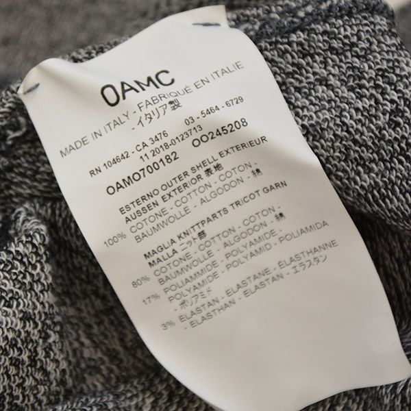 10/21値下げ】 OAMC(OVER ALL MASTER CLOTH) オーバーオールマスター