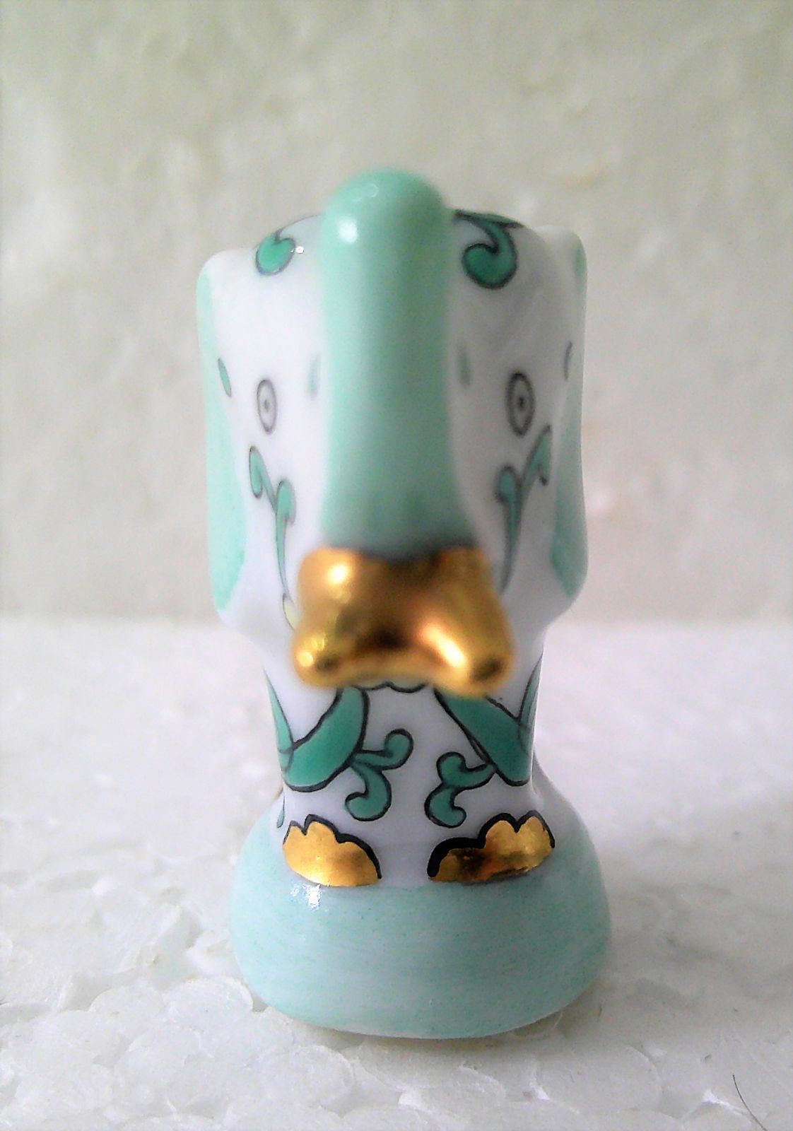 ヘレンド HEREND 金彩 ゾウ 像 置物 動物 ☆希少 レア 極美品 HEREND ヘレンド ペンダントトップ 金彩 象 ゾウ