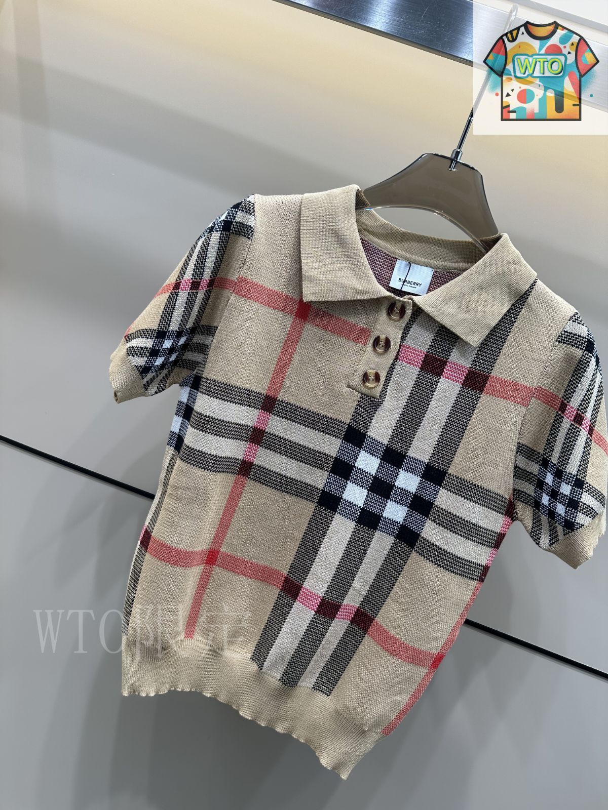 今日特価】Burberry 25 夏季 クラシックチェック ニットショート