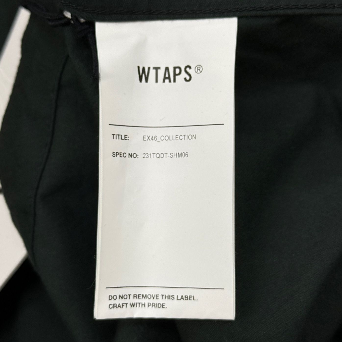 美品 WTAPS 23SS SMOCK / SS / COTTON. WEATHER スモック ショート 