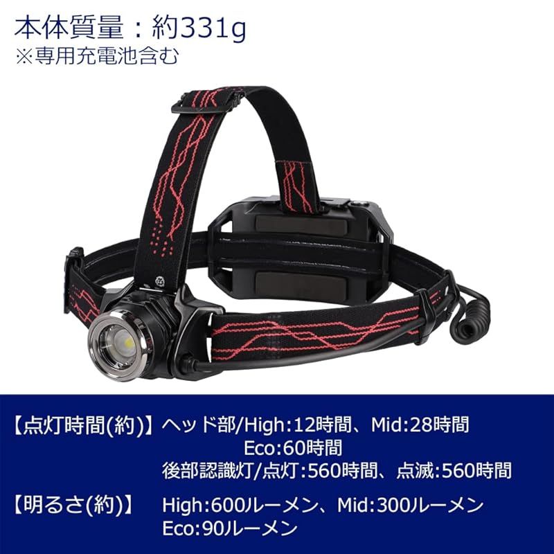 GENTOS Gシリーズ ハイブリッド式LEDヘッドライト