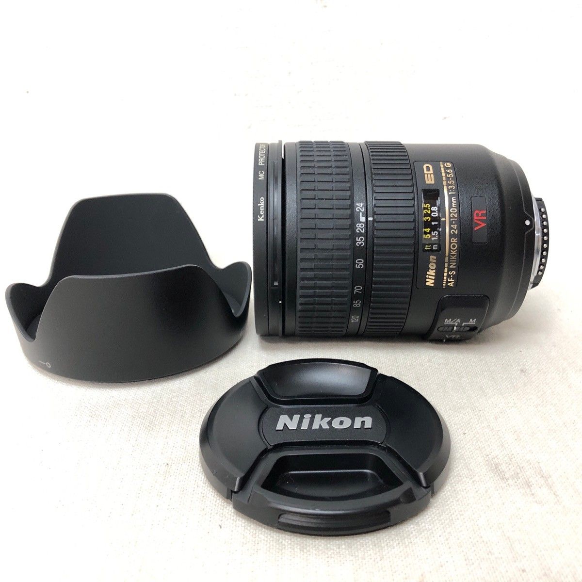 Nikon ニコン ズームレンズ AF S VR Zoom Nikkor 24 120 mm f 3 5 6 G IF ED フード付き