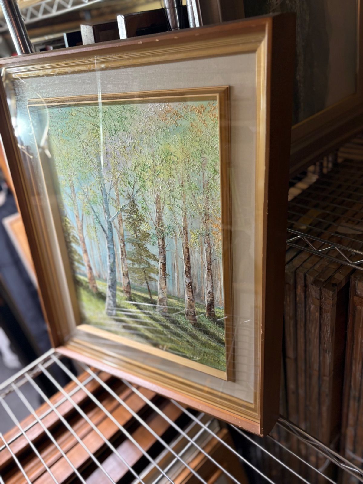 桜木稔、油絵 桜木稔 銀ろう梅 油絵 桜木稔 銀ろう梅 油絵 桜木