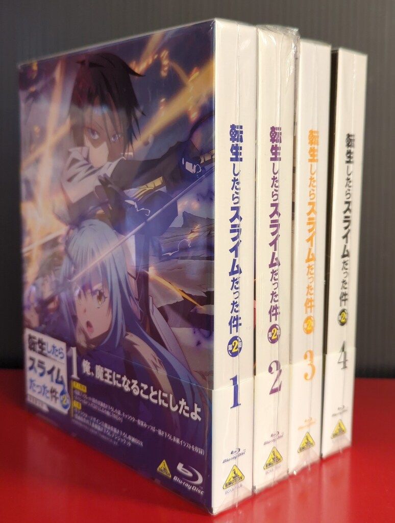アニメBlu-ray 転生したらスライムだった件 第2期 特装 版 全4巻 セット 2巻以外未開封
