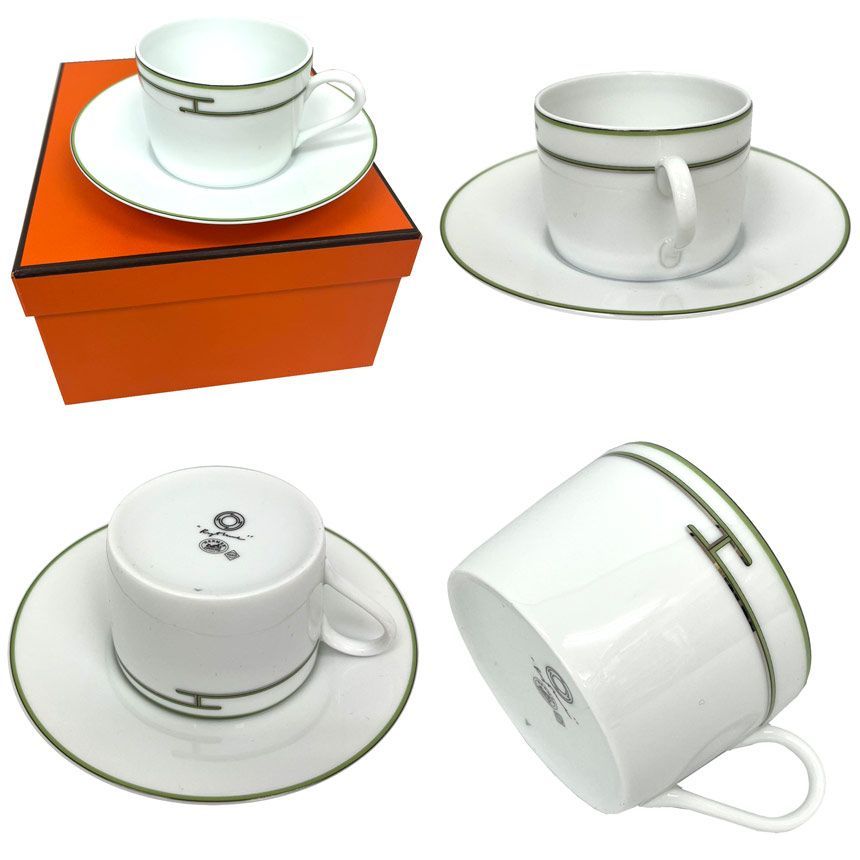 HERMES エルメス Rhythm リズム ティーカップ＆ソーサー 単品 未使用  