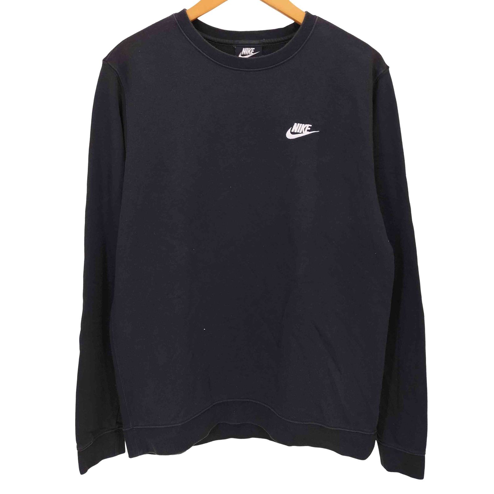 ナイキ NIKE ワンポイントロゴ刺繍 L/S プルオーバー スウェット メンズ import：L 