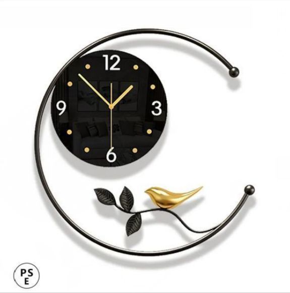 掛け時計 シック 立体装飾 おしゃれ かわいい インテリア 北欧 モダン 静音 連続秒針 ガラス 文字盤 壁掛け 時計 ウォール クロック