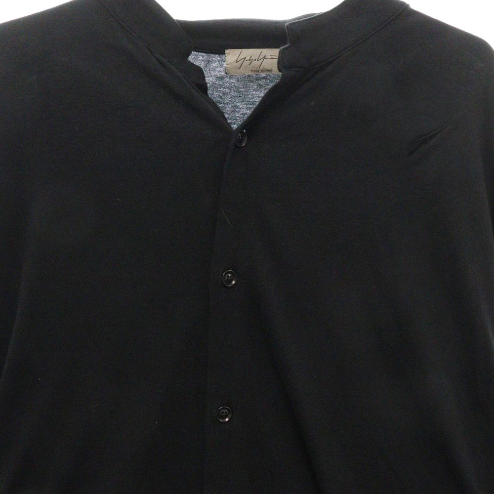 Yohji Yamamoto POUR HOMME ヨウジヤマモト プールオム 19SS 血まみれヨウジヤマモト参上 スタンドカット 長袖シャツ ブラック/レッド HH-T45-086 Yohji Yamamoto POUR HOMME (ヨウジヤマモト プールオム) 19SS