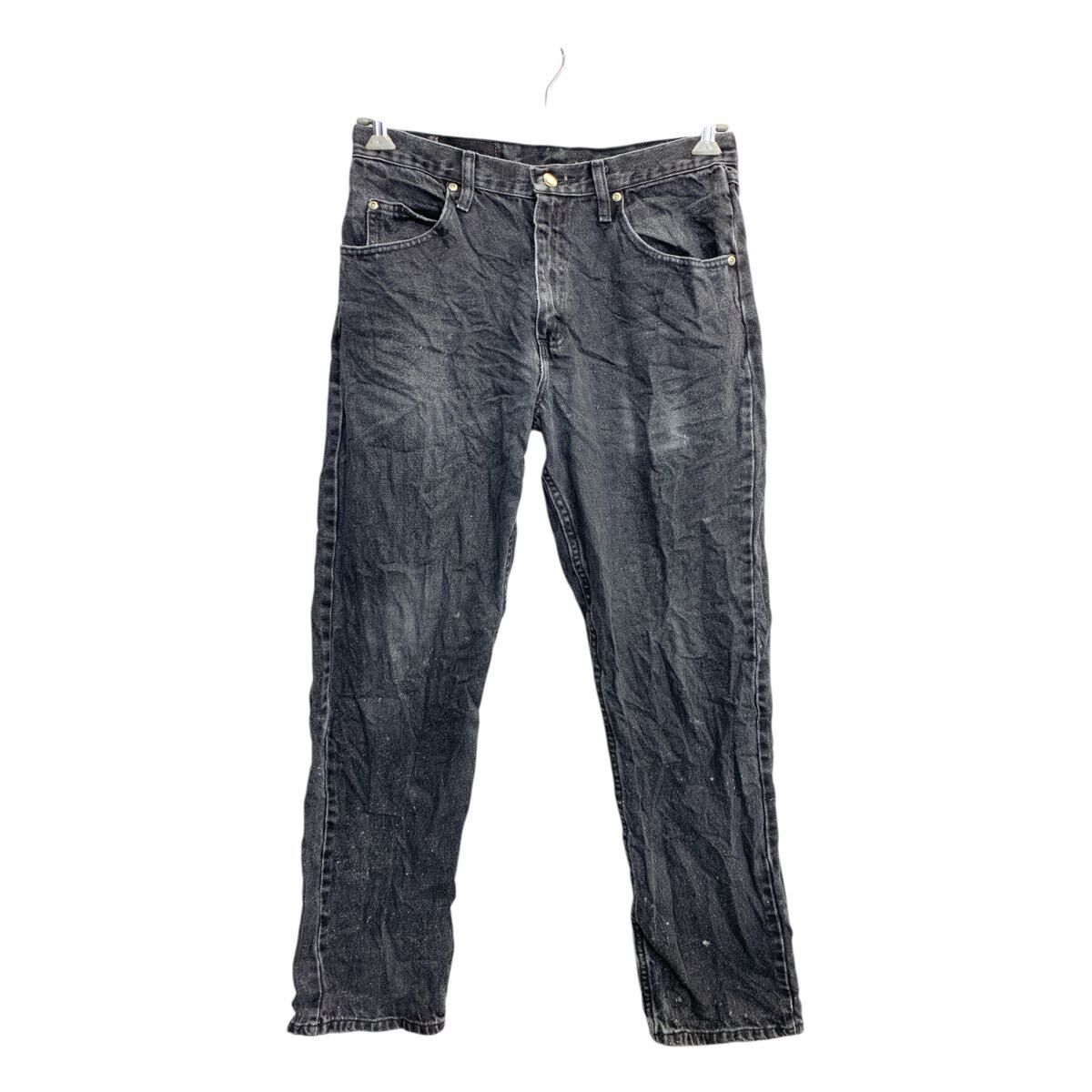 Wrangler デニムパンツ W32 ラングラー リラックスフィット ブラック コットン メキシコ製 古着卸 アメリカ仕入 2501-755