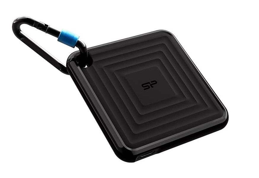 未開封 Silicon Power 外付けSSD 960GB PC60 SP960GBPSDPC60CK USB3.2 Gen2 Type-C 小型 軽量 耐衝撃 Mac Windows対応 高速ポータブルSSD