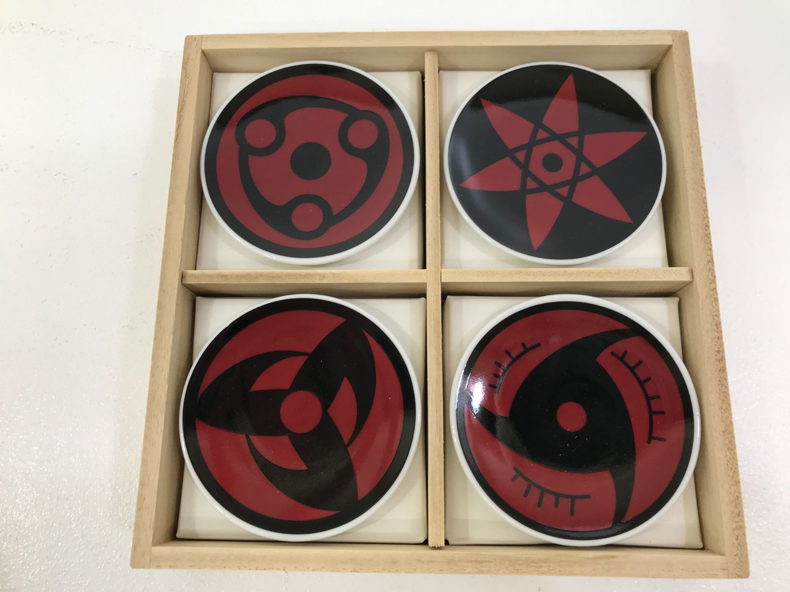 小牧店】NARUTO 万華鏡写輪眼 美濃焼豆皿セット【701-0564】 - メルカリ