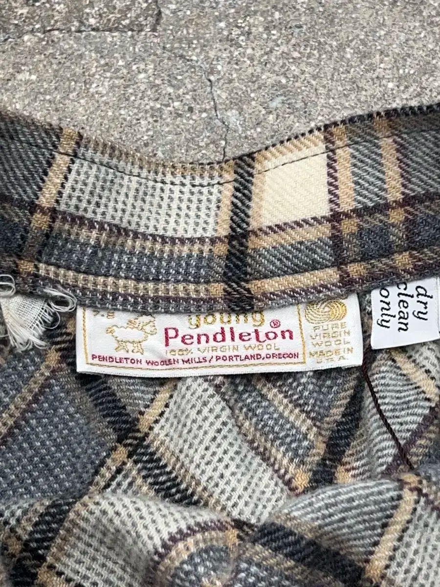 80s ペンドルトン ウール チェック スカート