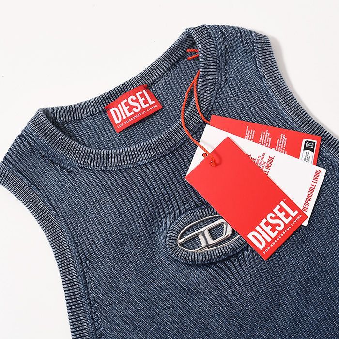 DIESEL ディーゼル タンクトップ トップス M-ANCHOR-A-SL ノースリーブ