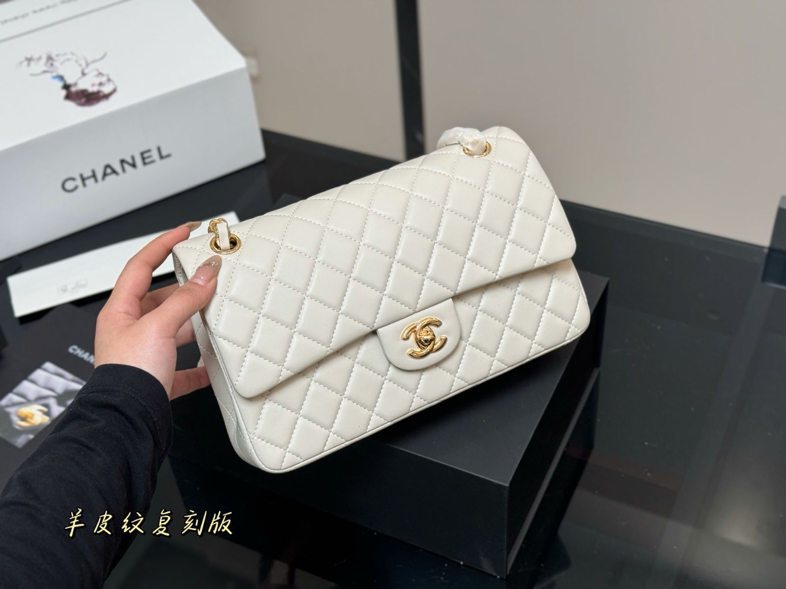 今日 CHANEL CF トップグレード 羊皮紋 今在庫 価格