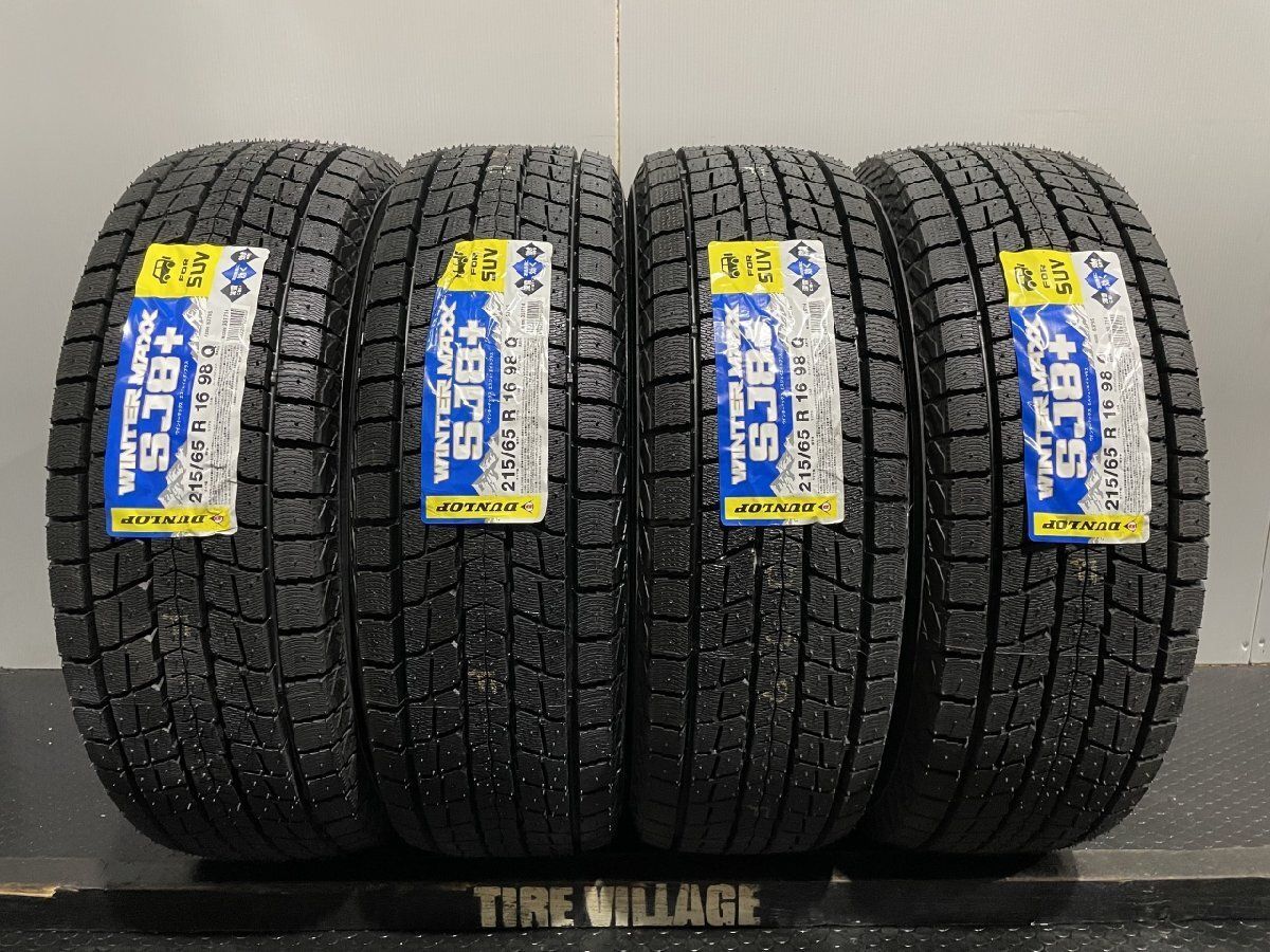 新品 DUNLOP WINTER MAXX SJ8+ 215/65R16 16インチ スタッドレス 4本 22年製 CX-30 30エクストレイル  フォレスター等　(MTO135) タイヤ