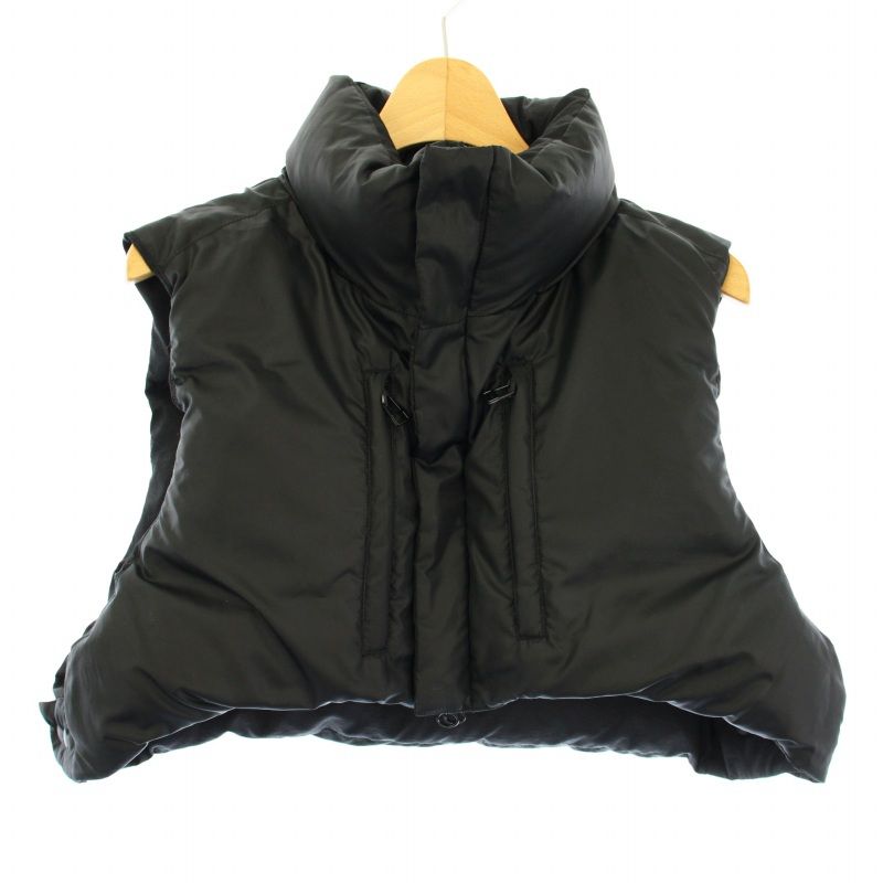 ROTOL ブラック　ダウンベスト　サイズ2 ROTOL ロトル CURVY DOWN VEST カーヴィーダウンベスト