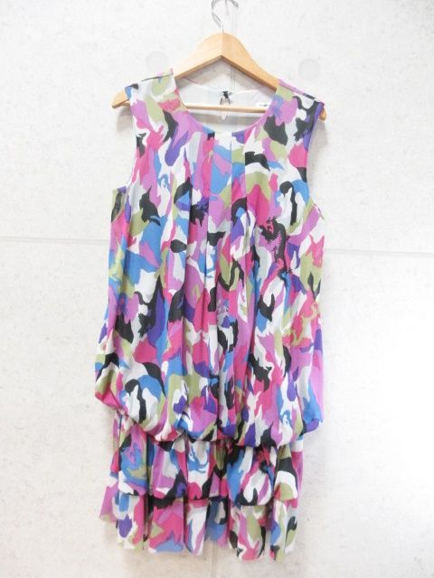 VIVIENNE TAM ヴィヴィアンタム ノースリーブ チュニック 2段フリル