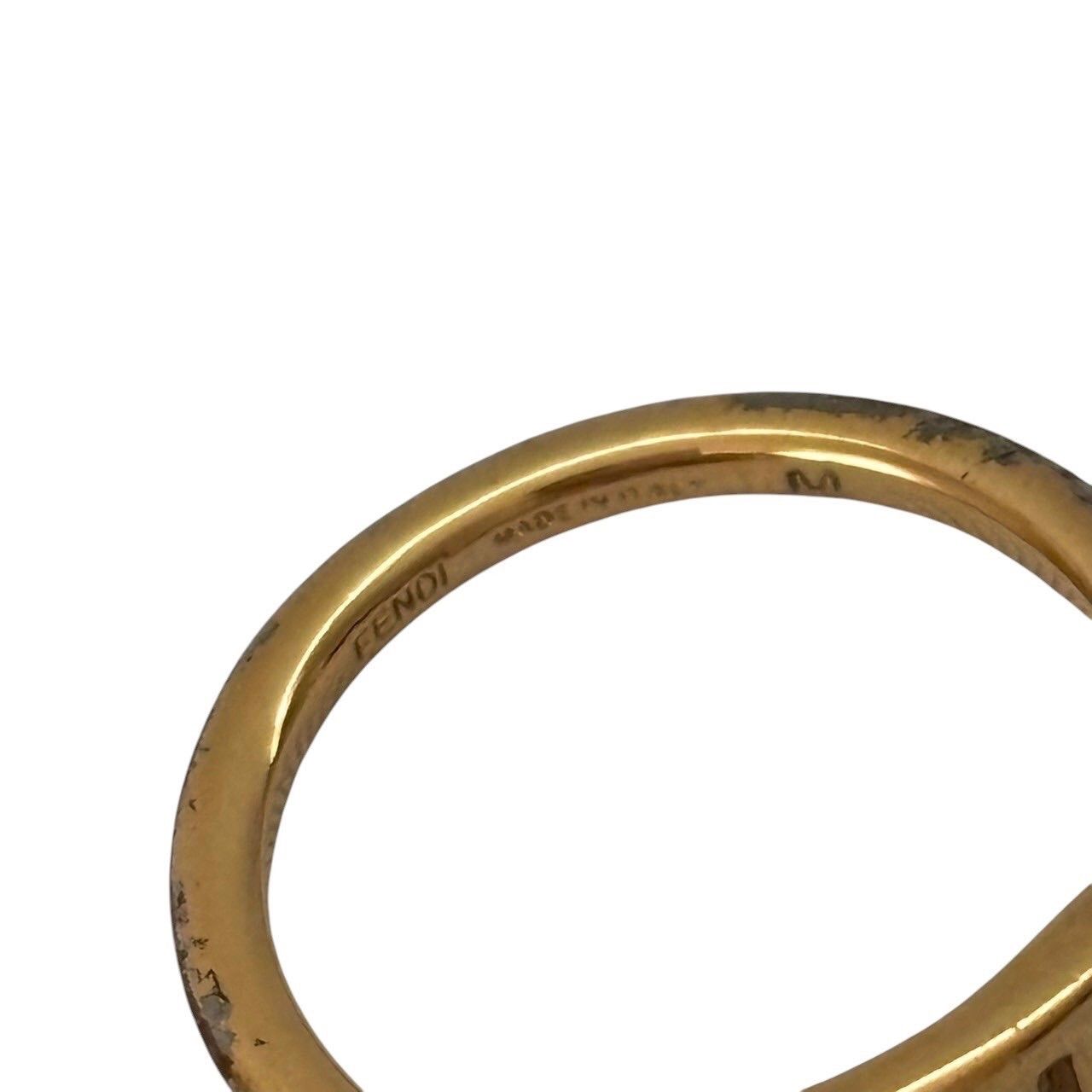 FENDI フェンディ 指輪 リング ゴールド FFロゴ 14.5号 Mサイズ 楽天市場】FENDI フェンディ リング FFロゴ リング サイズM 14号