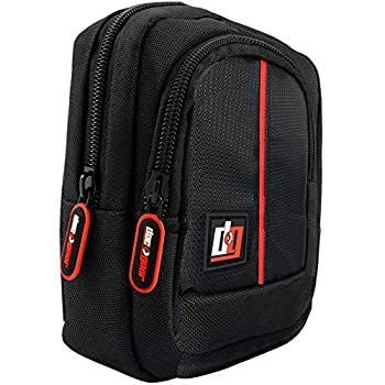 Deco Gear Point and Shoot フィールドバッグ カメラケース 調節可能なショルダーストラップ付き - 大きなポイントカメラとカメラとアクセサリー