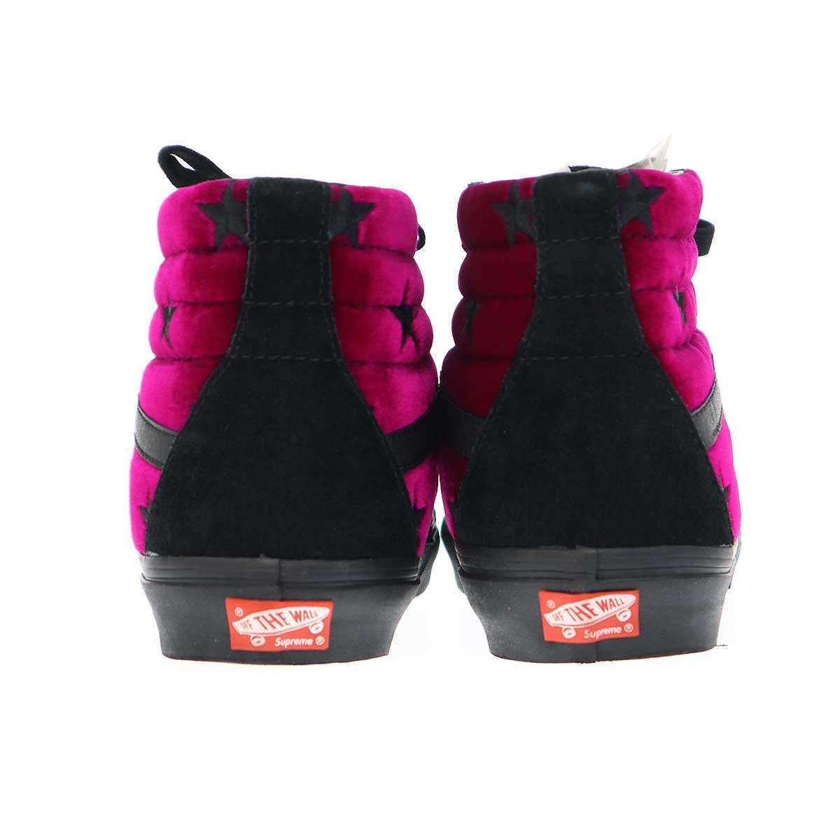 Supreme×VANS シュプリーム ヴァンズ 13AW SK8-HI PRO VELVET STARS 