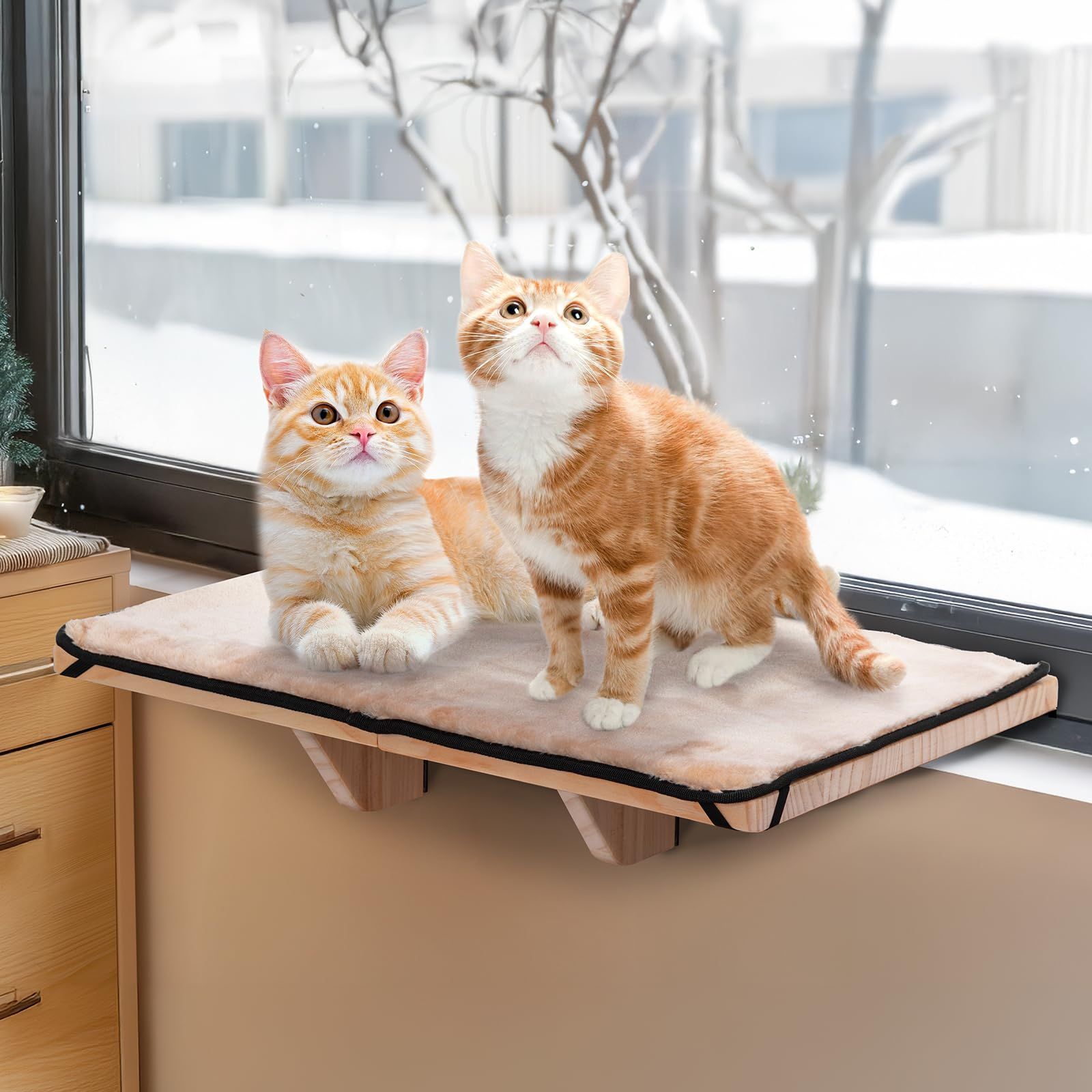 特価セール】Petsfit 猫窓ベッド 窓用ハンモック しかっりした物理構造