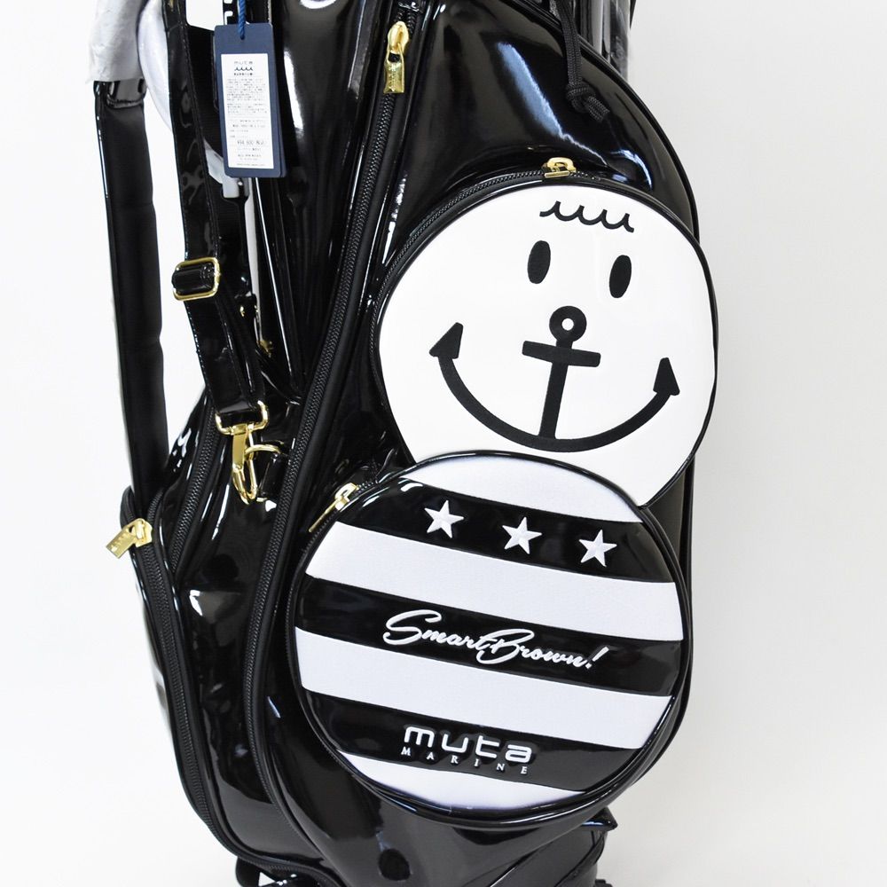 【Nランク】 新品 未使用 MUTA MARINE GOLF ムータマリン ゴルフ エナメルスタンド キャディバッグ 8.5型 46インチ対応 6口枠  MGAD-749057