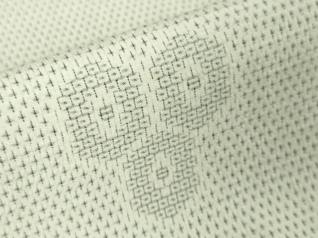 平和屋本店□極上 白鷹お召 単衣 反端付き 逸品 未使用 DZAA3379kh5