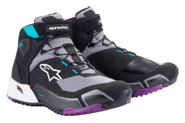 【新品・2営業日で発送】ALPINESTAR アルパインスターズ 【必ず購入前に仕様をご確認下さい】CR-X WOMEN DRYSTAR RIDING SHOE 1370BK GY PLUM TL 7／25.0cm 2611523