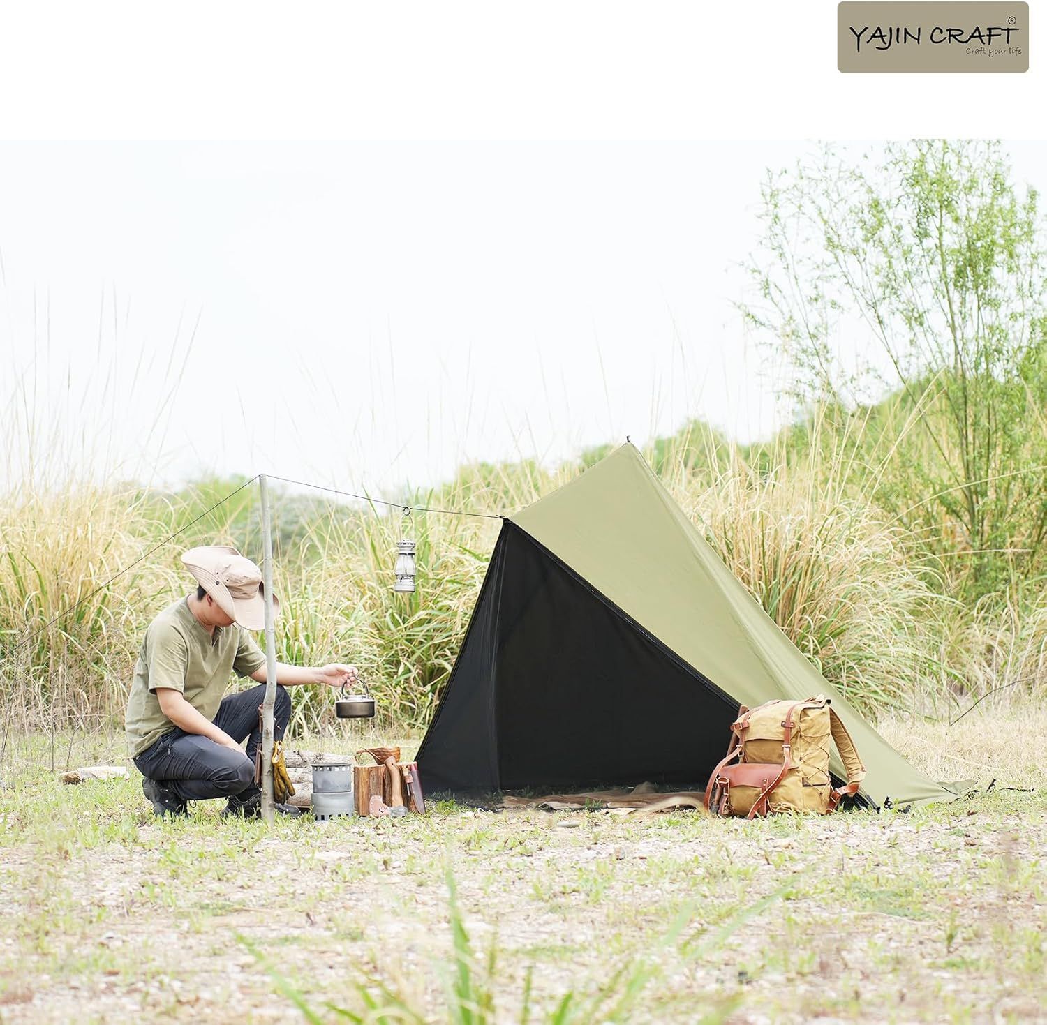 YAJIN CRAFT ティピ型テント ワンポールテント TCテント ワンポール