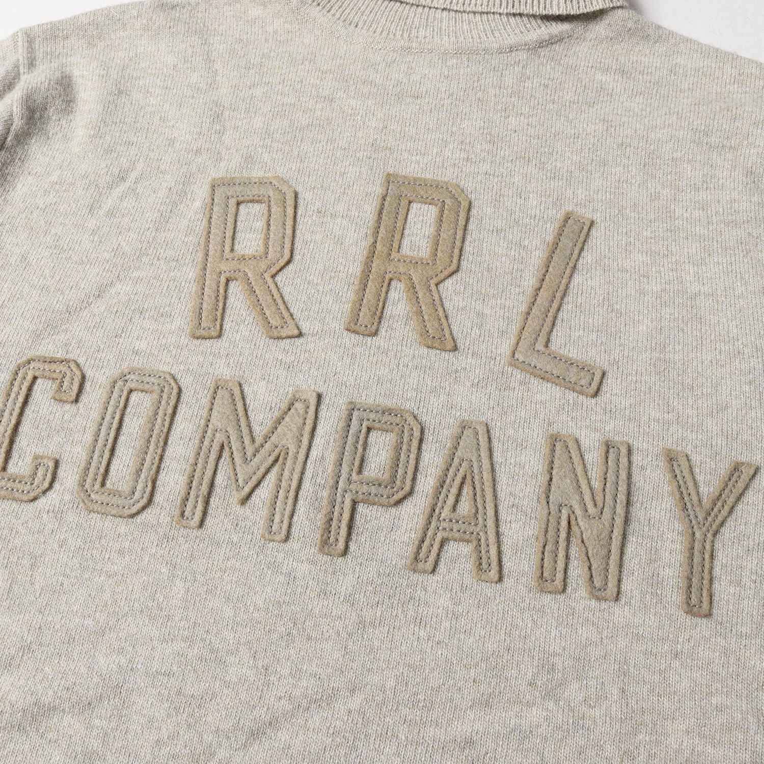 美品 RRL ダブルアールエル ニット サイズ:S アップリケロゴ 