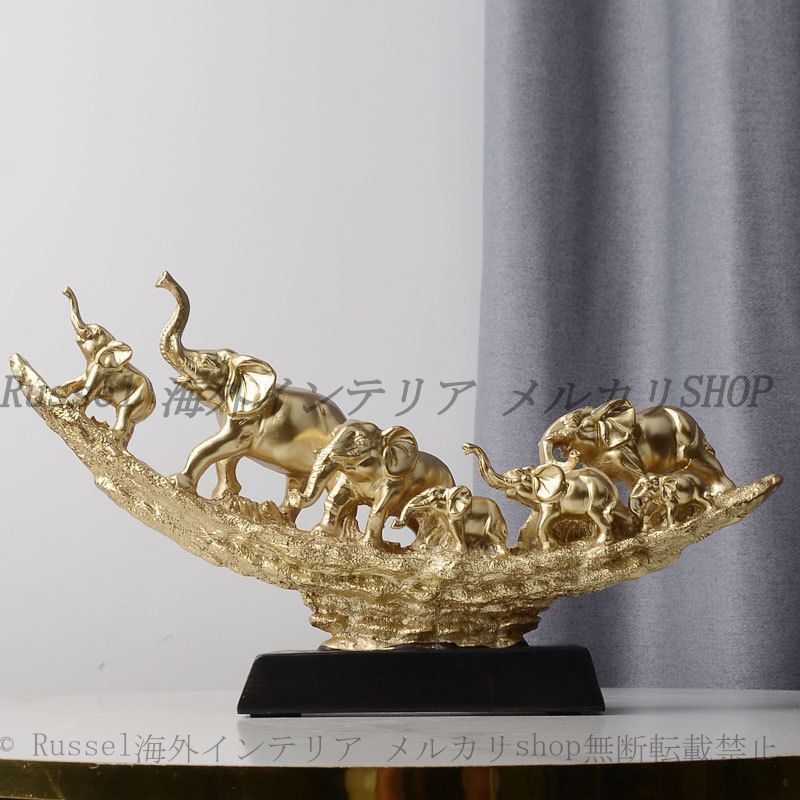 象の彫刻 オーナメント象牙風 古物 ゾウ オブジェ 象牙風 置物