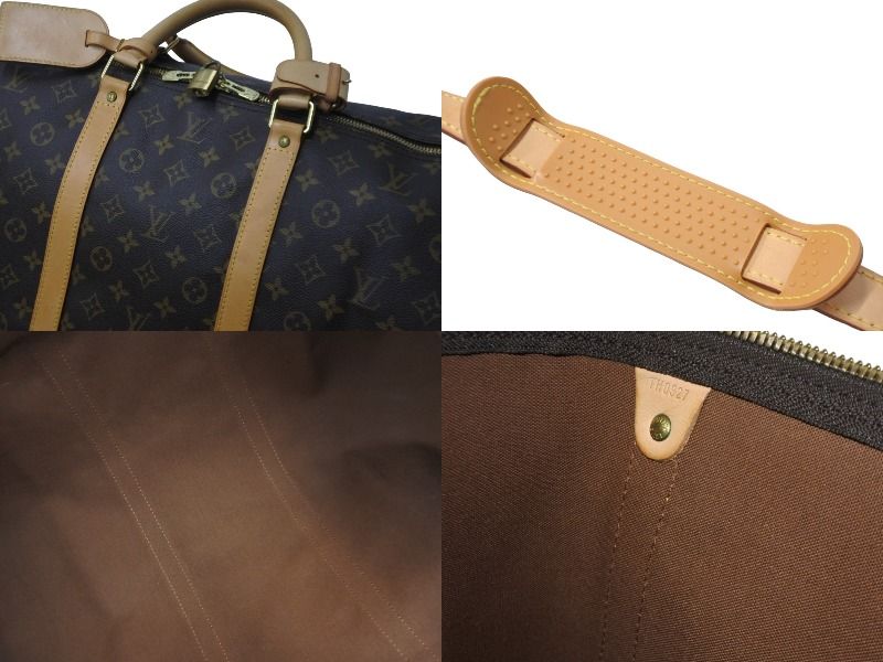 LOUIS VUITTON ルイヴィトン キーポルバンドリエール60 モノグラムキャンバス ボストンバッグ M41412 ゴールド金具 美品  59102