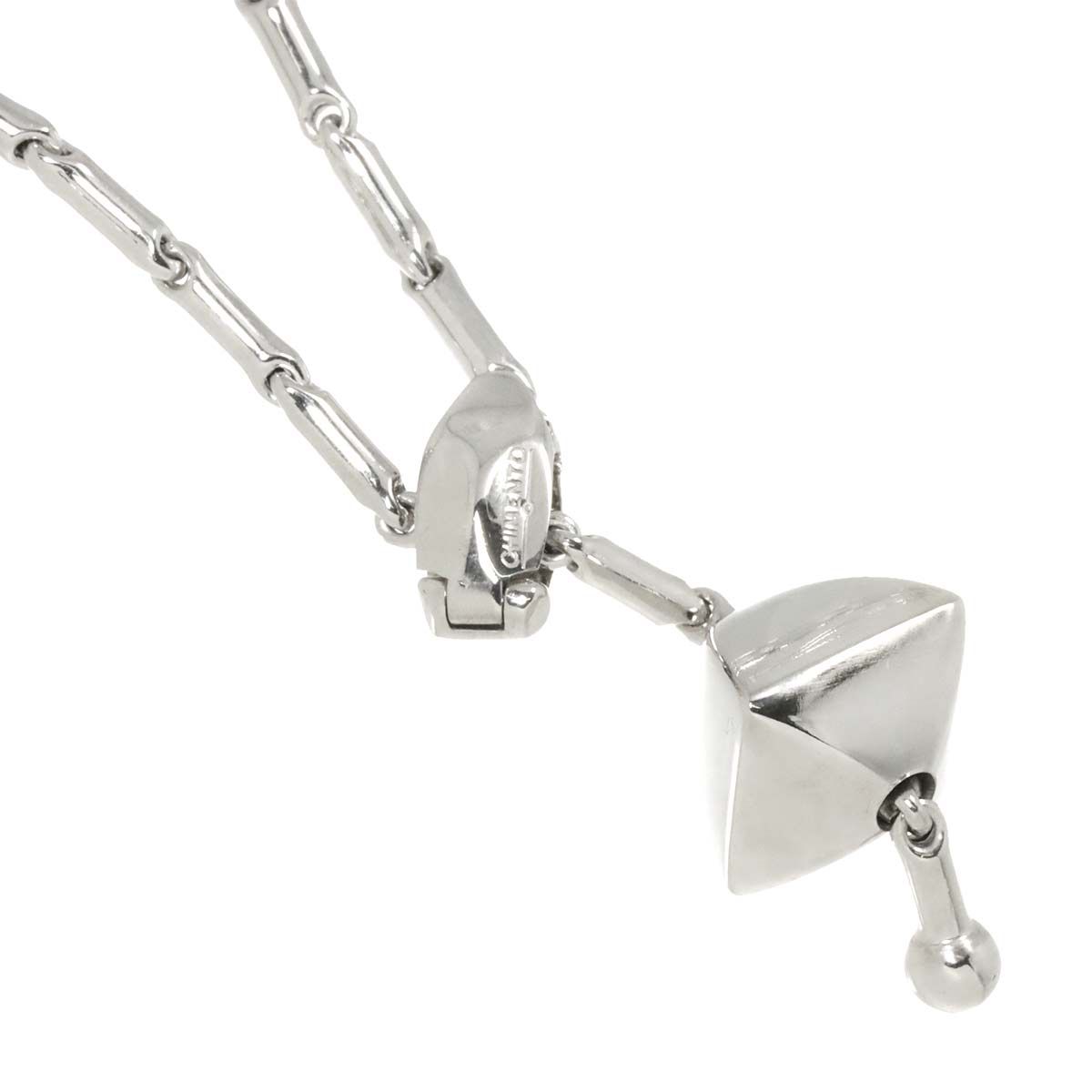 キメント CHIMENTO ネックレス 47cm K18 WG ホワイトゴールド 750  